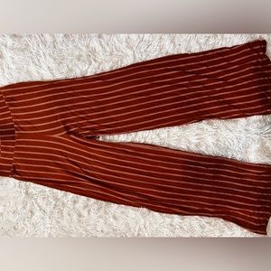 red-orange leggings from h&m